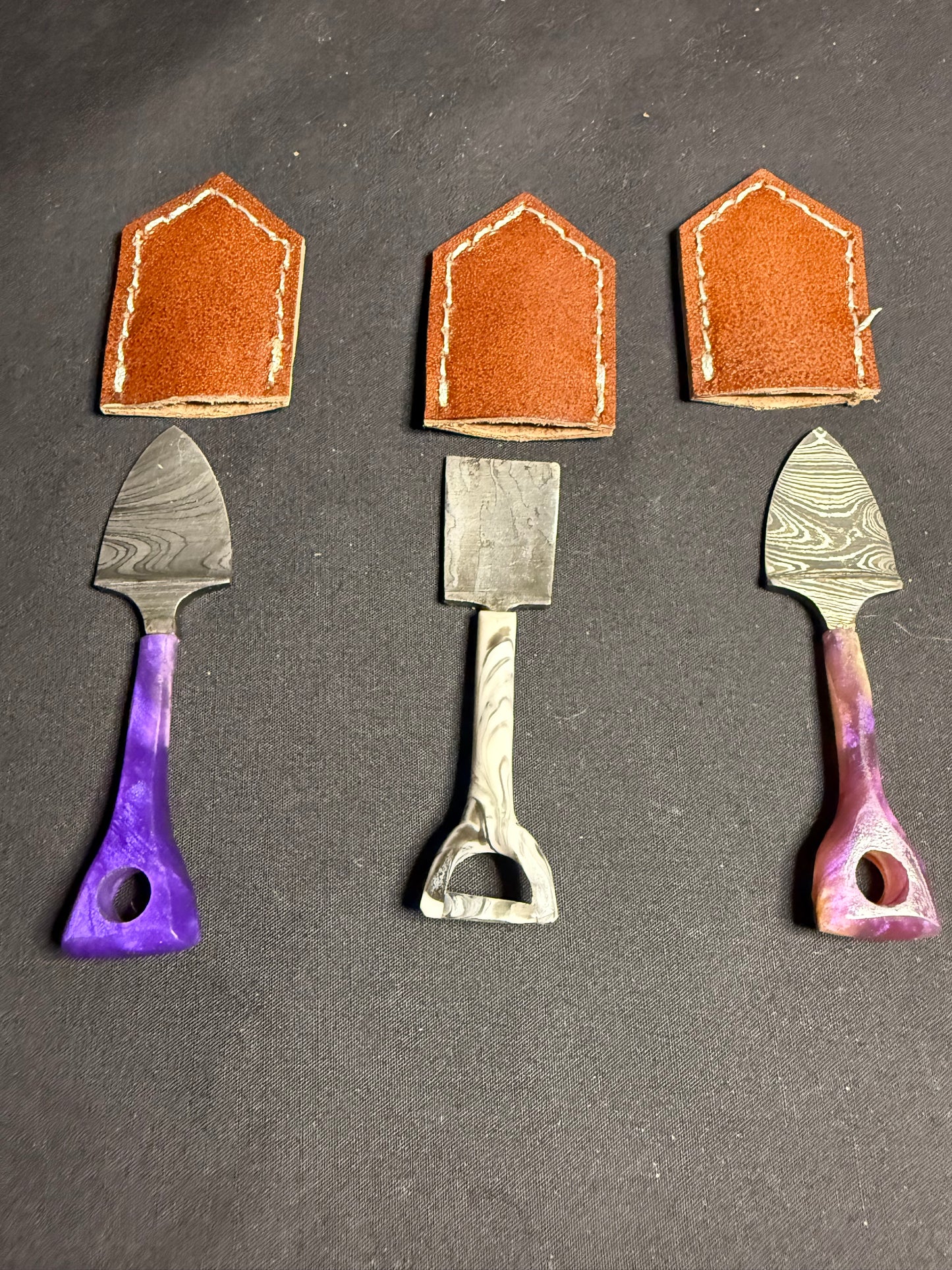 Damascus Steel Shovel Dab Tool