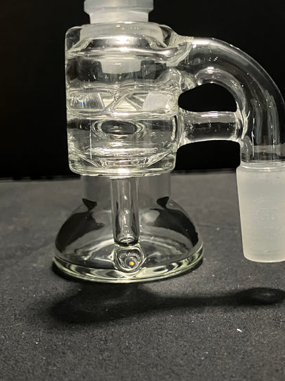 Greek Glass 14mm Ash Catcher w/ Splash Gaurd