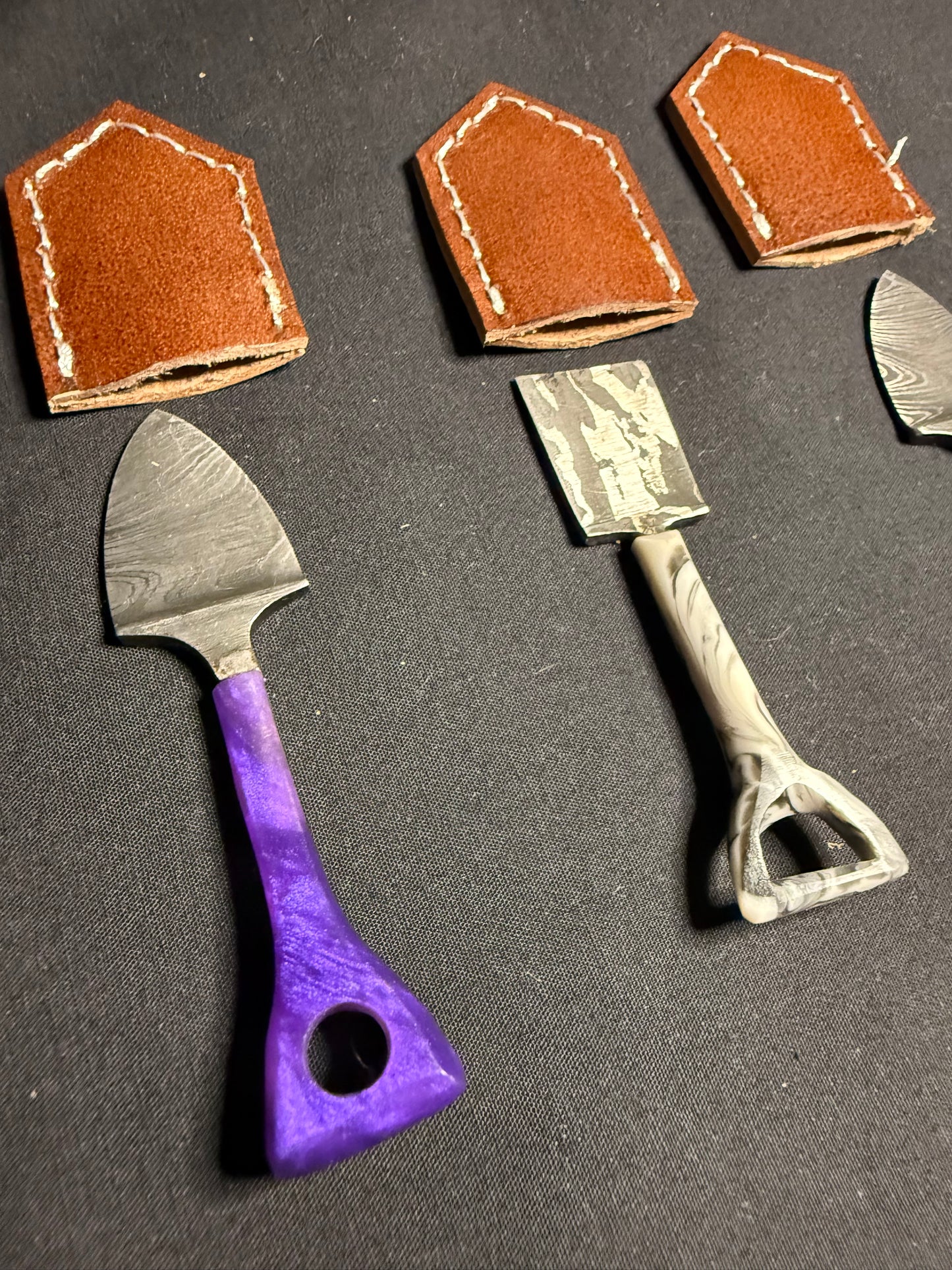 Damascus Steel Shovel Dab Tool