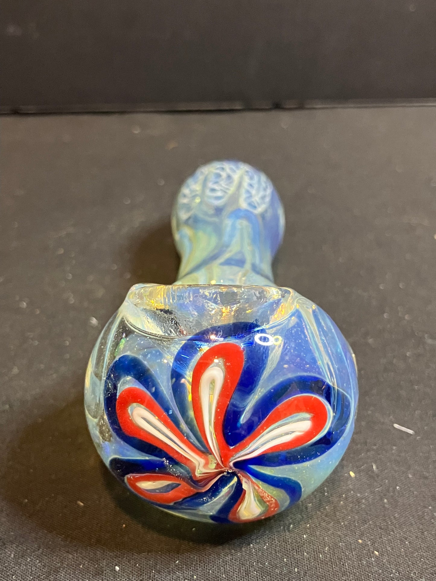 4” Fumed Rope Flower Hand Pipe