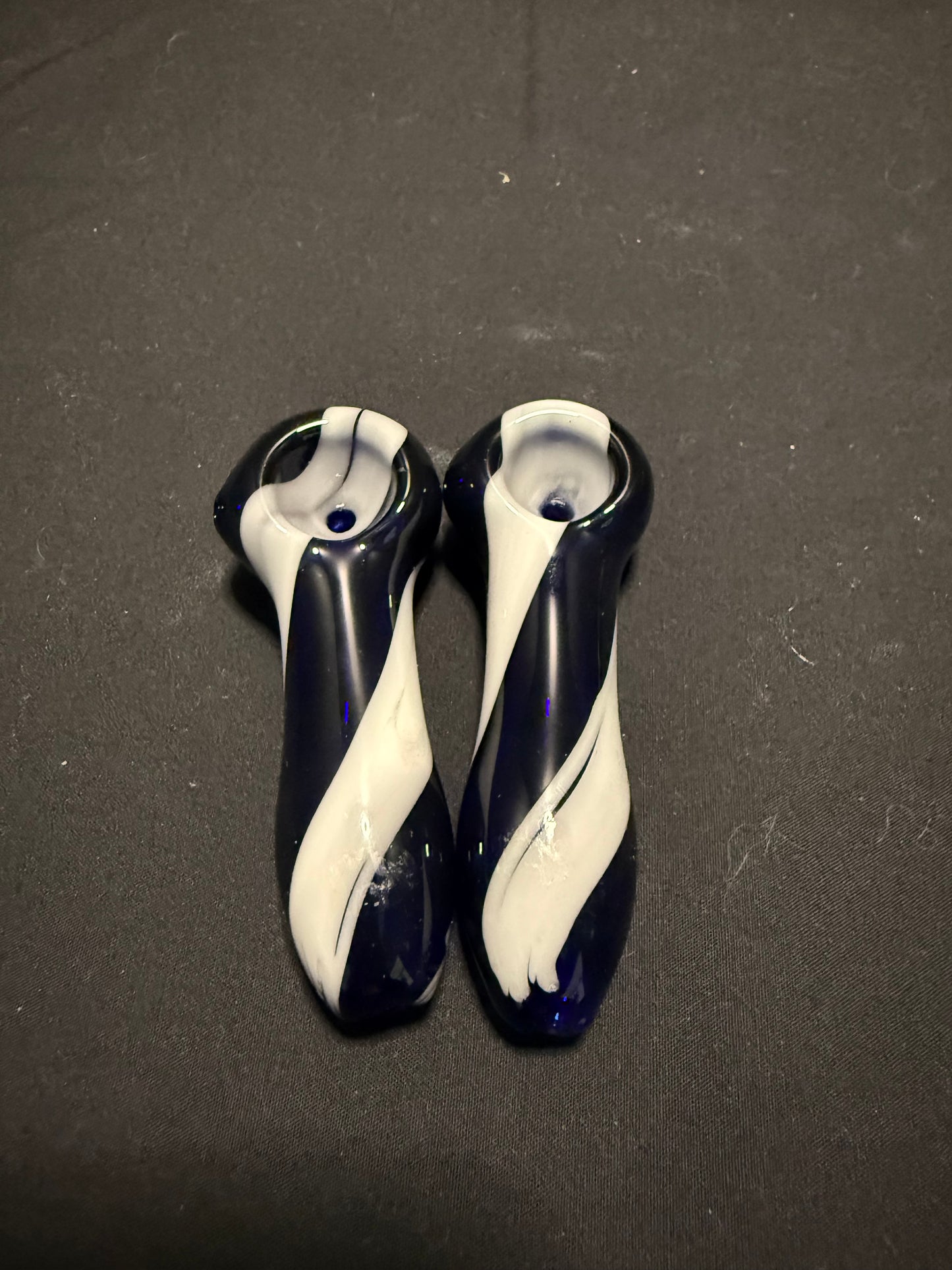 Dual Color Swirl Pocket Hand Pipe 3.3"