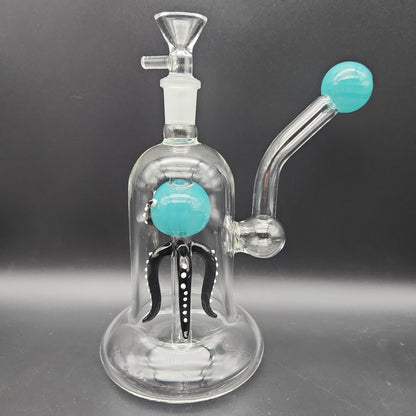 7.5" Upright Friendly Squid Bubbler - Avernic Smoke Shop