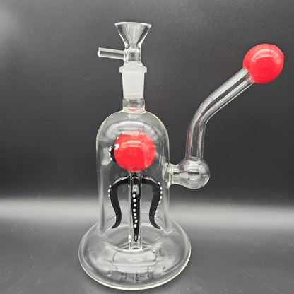 7.5" Upright Friendly Squid Bubbler - Avernic Smoke Shop