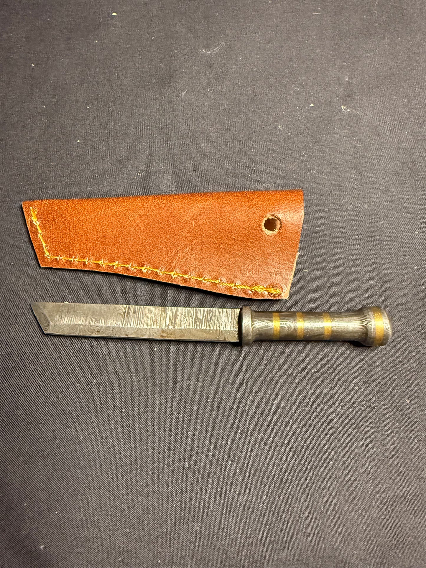 Single Edge Damascus Steel Dab Tool