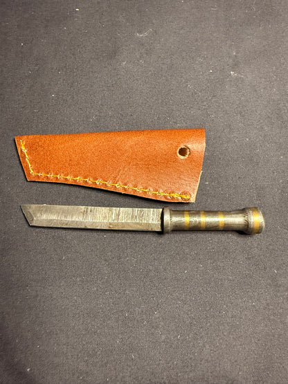 Single Edge Damascus Steel Dab Tool