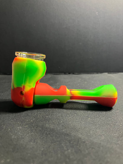 Silicone 4” Hammer Hand Pipe