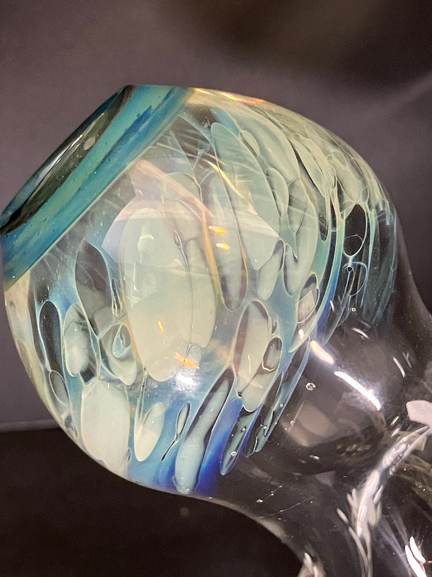 5” Ghost Fumed Heady Mini Bong - by Over__Glass