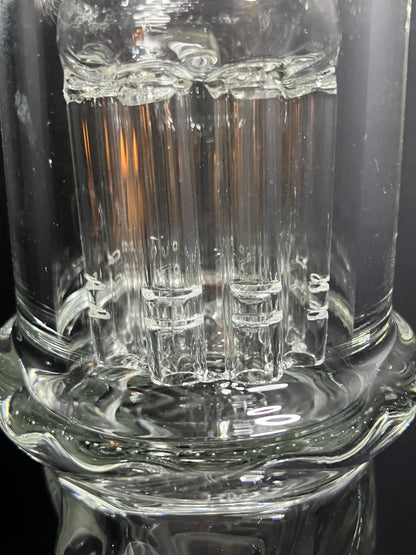 Twisted Straight Tube Bong W/ Tree Perc