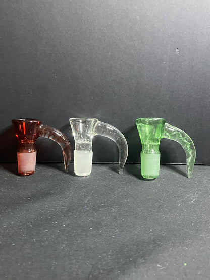 Greek Glass Full Color 18mm 4 Hole Slide