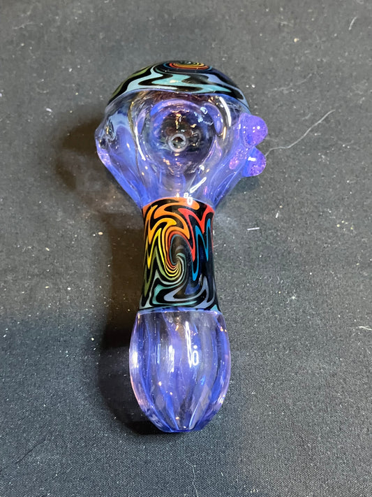 4” Color Fumed Wig Wag Pipes