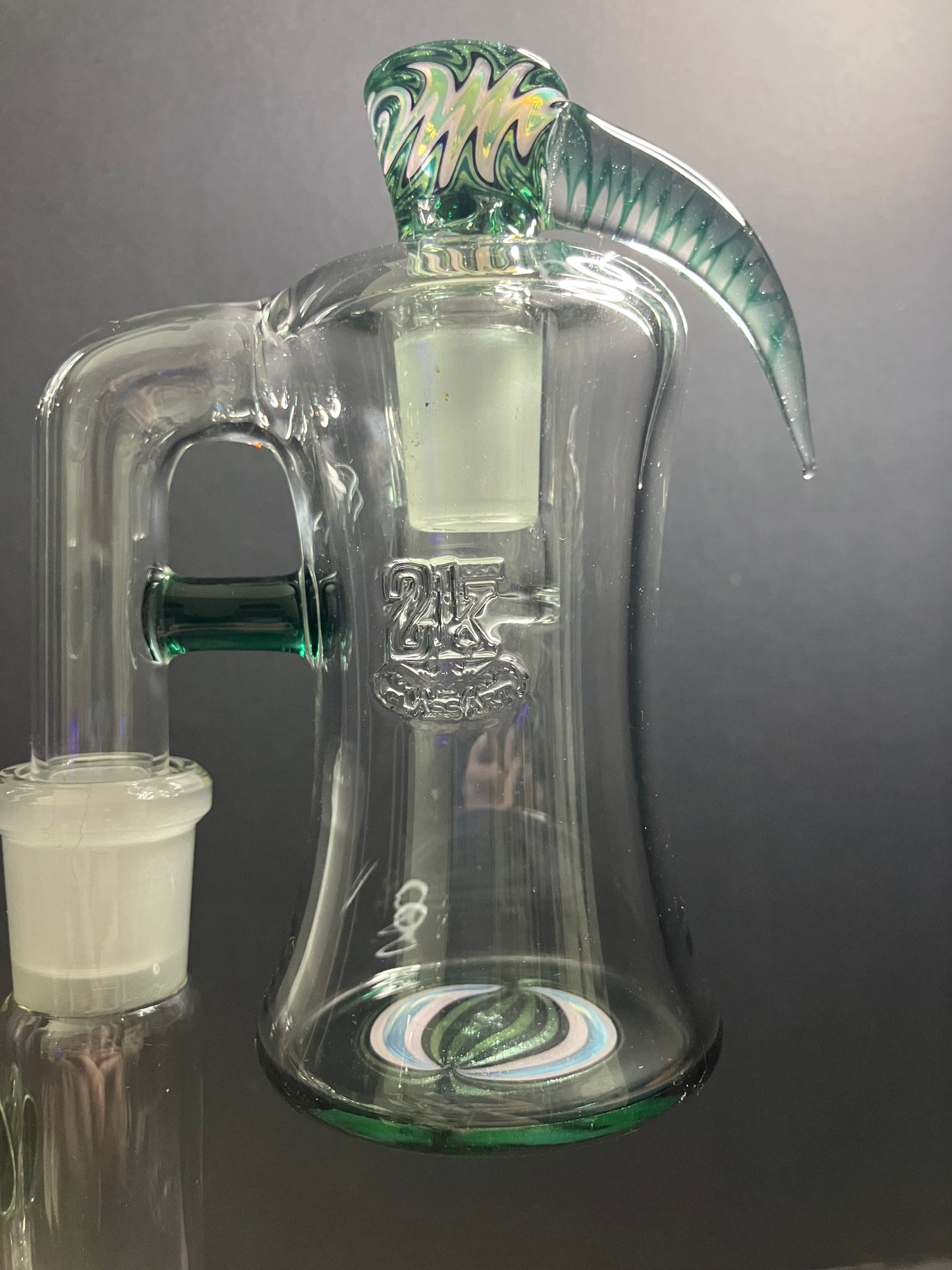 2K Glass Worked Full Accent Bong Set