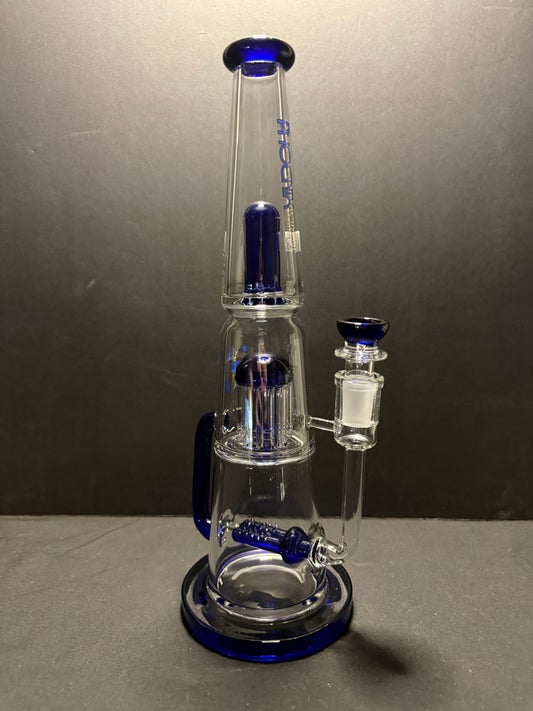 Phoenix Glass Dual Perc Recycler Cone Tube