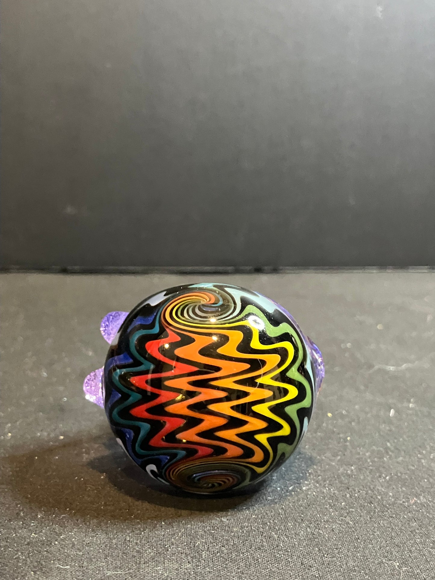 4” Color Fumed Wig Wag Pipes