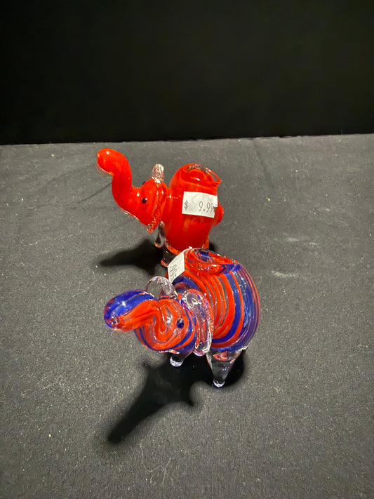 Mini Elephant Hand Pipe - Assorted Colors