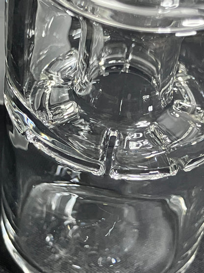 Greek Glass 18mm Dry Ash Catcher