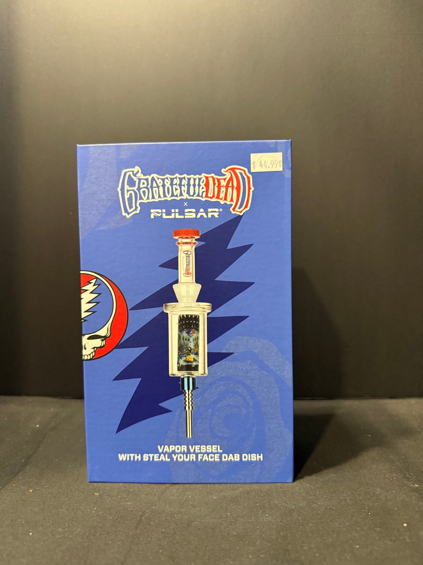The Grateful Dead x Pulsar Inside Print Bubbler Dab Straw