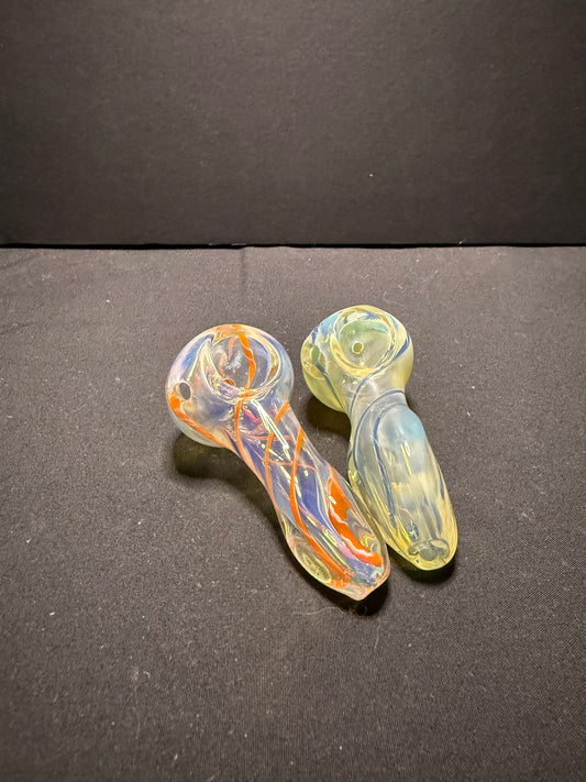 3" Fumed Color Spiral Pipes