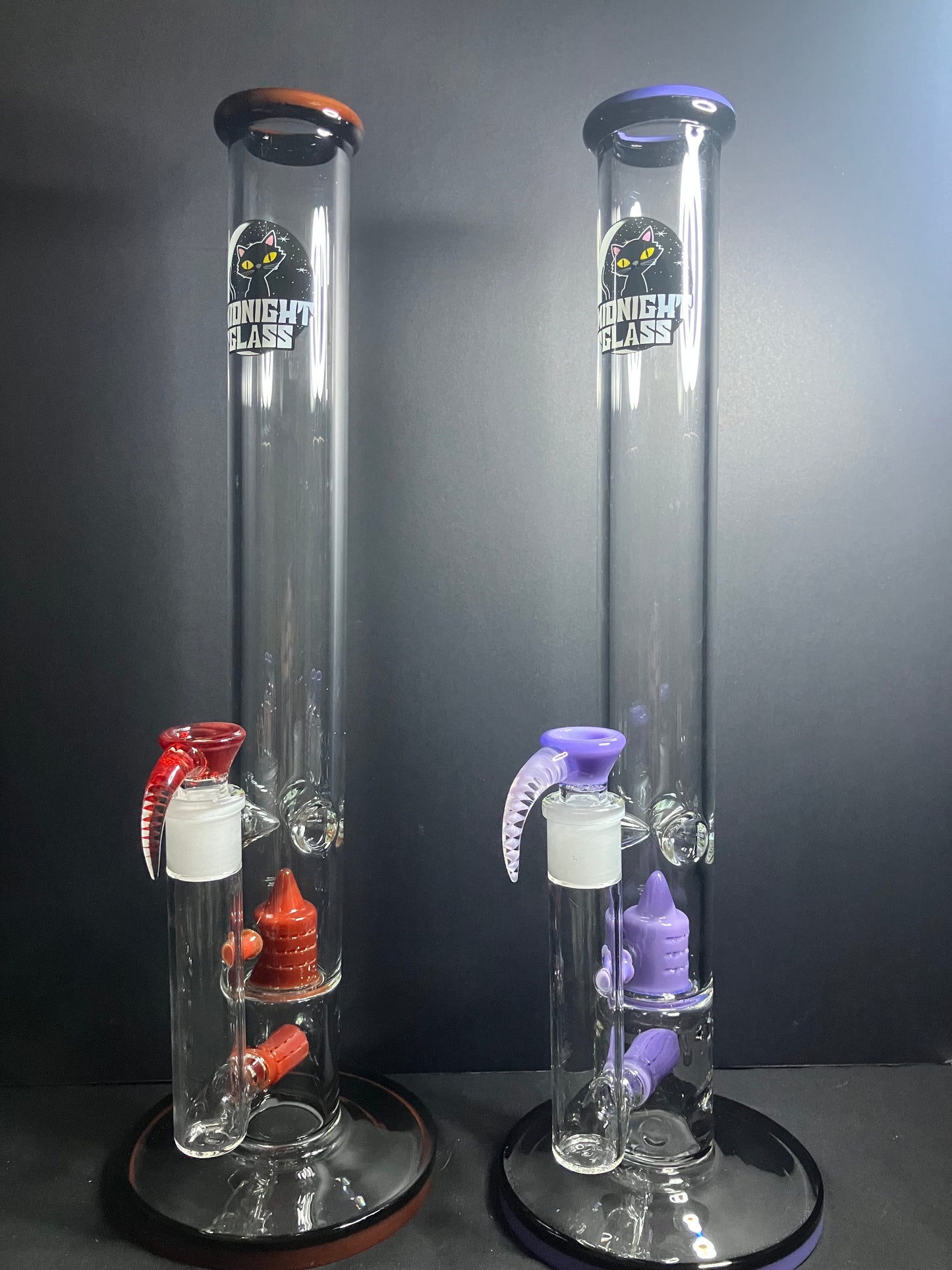 Midnight Glass Gridline To 360 Grid Cap Bong