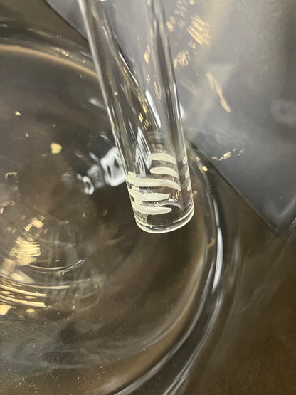 27” Clear Glass Beaker Bong 50x5