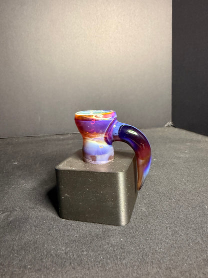 DR.MOOK FULLY WOKED AMBER PURPLE 18MM SLIDE