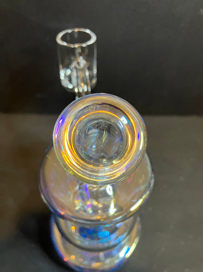 6.5” Iridescent Bent Neck Mini Rig