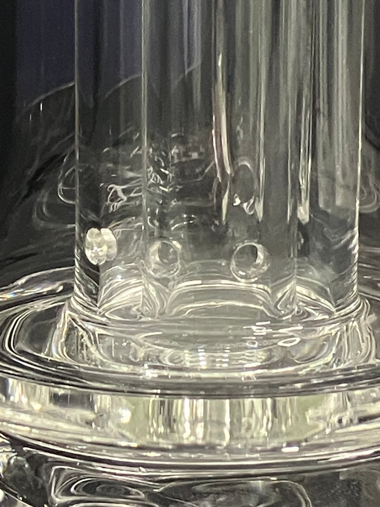 Puffco Crystal Cut Recycler Glass Attachment
