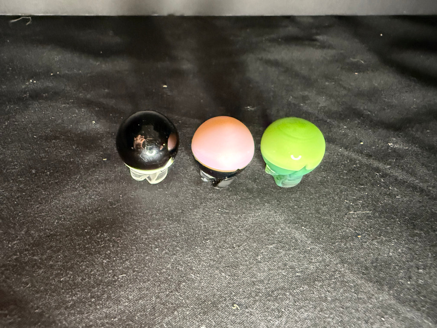 Dual Colored Spinner Marble Carb Cap