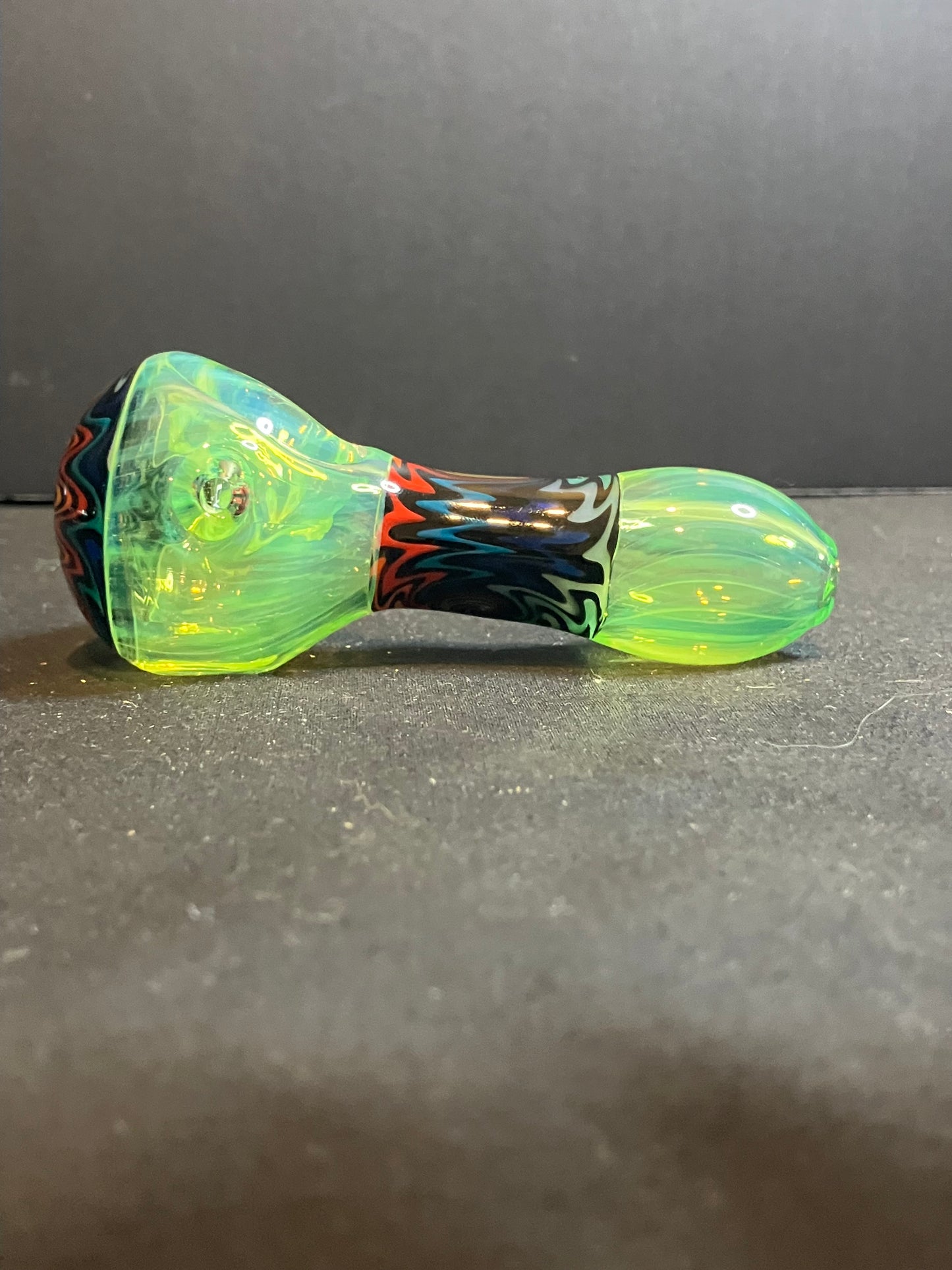 4” Color Fumed Wig Wag Pipes