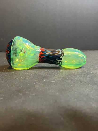4” Color Fumed Wig Wag Pipes