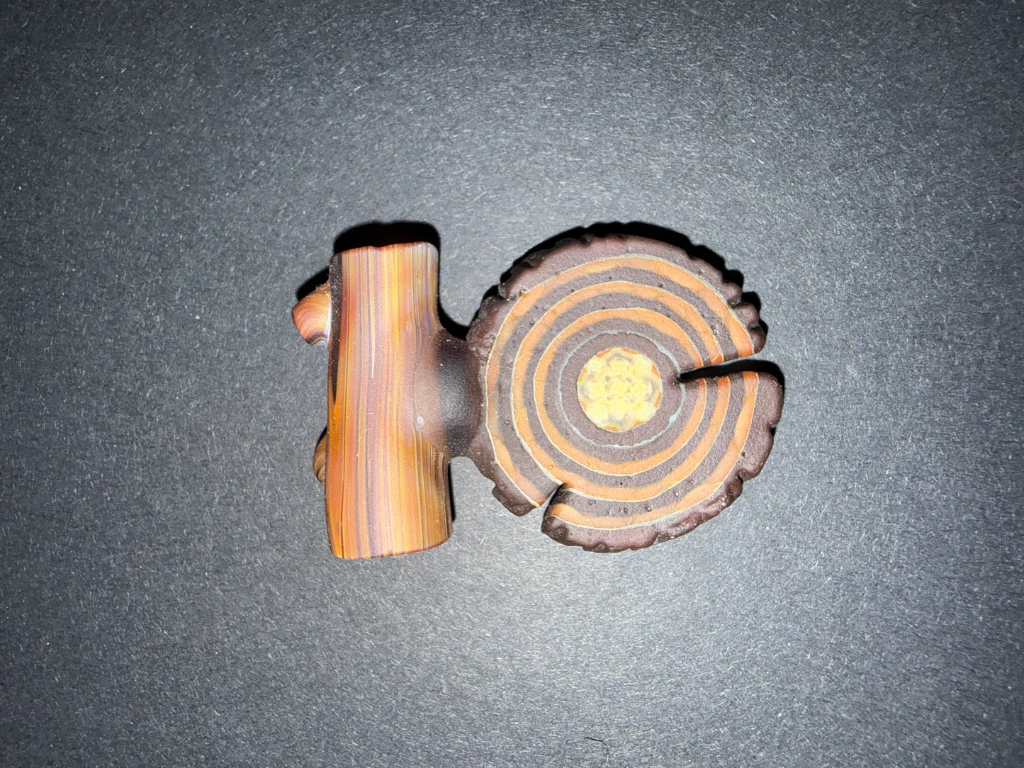 Wood Slice Medallion Pendant