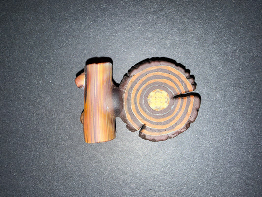 Wood Slice Medallion Pendant