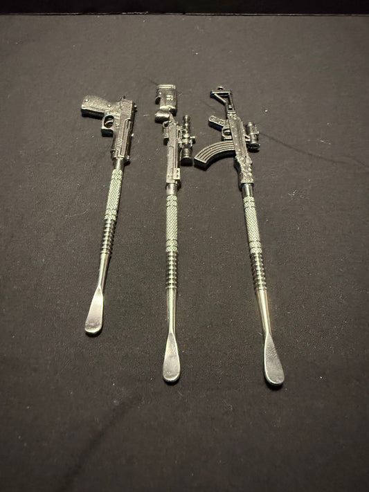 5" SILVER METAL GUN DAB TOOLS