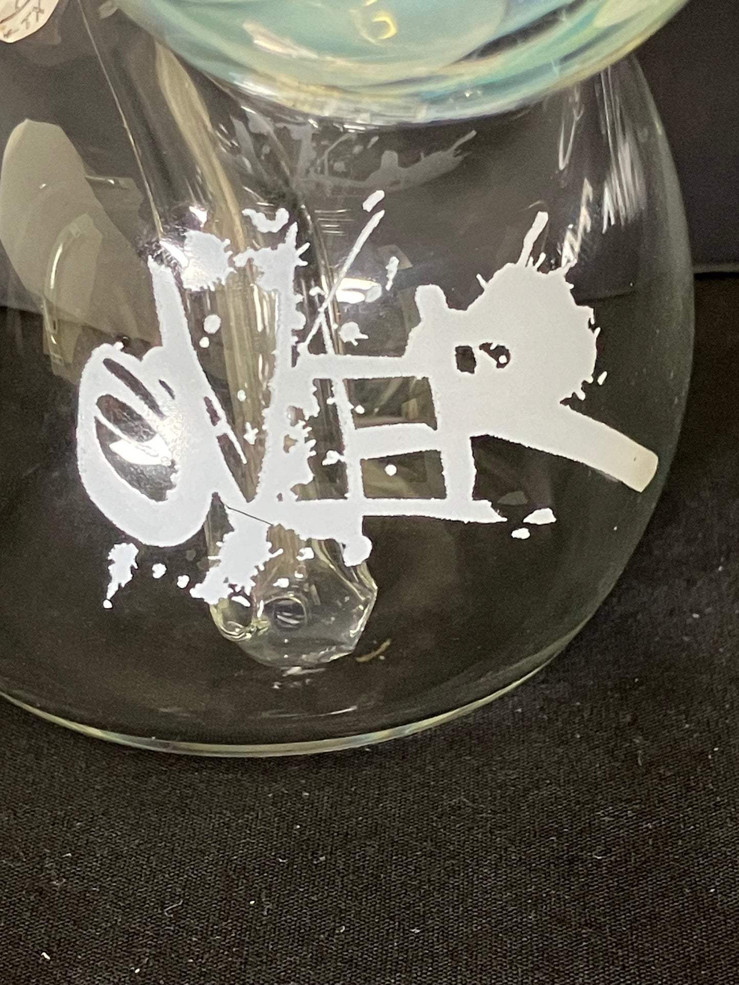 5” Ghost Fumed Heady Mini Bong - by Over__Glass