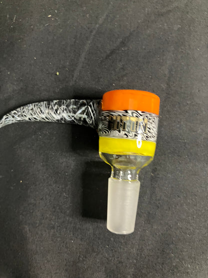 14mm Hittin Glass XL Handle Screened Bowl