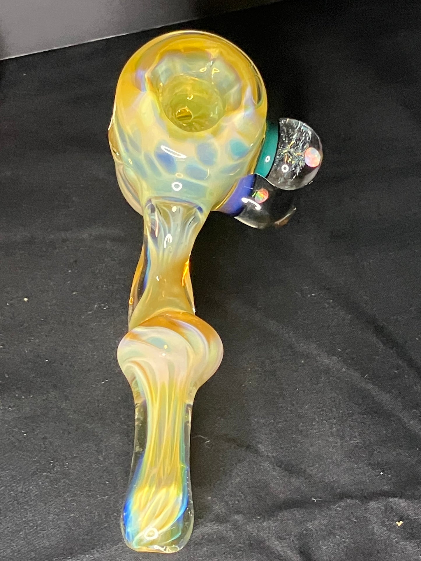 5” Fumed Sherlock W/ Opals