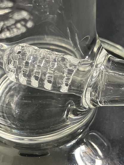 2k Glass 13” Inline + Fab Egg Bong