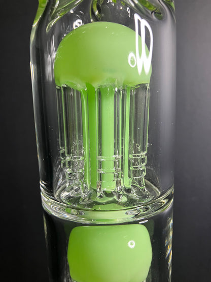 Phoenix 18” Striped Beaker w/ Triple Tree Perc