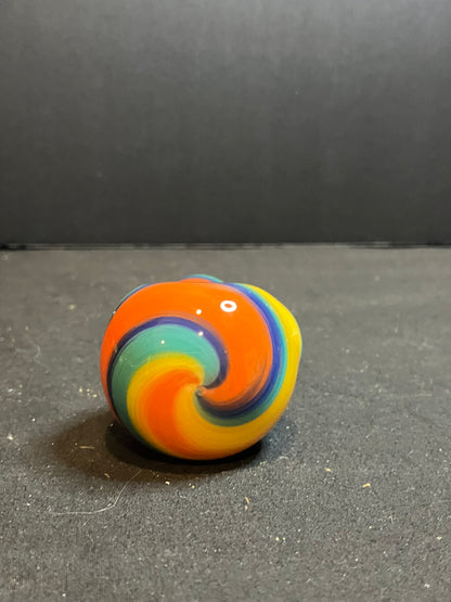 4” Rainbow Swirl Hand Pipe