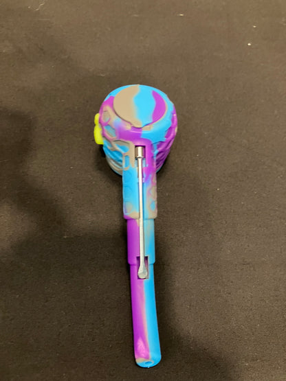 Silicone Sherlock Pipe W/ Bees