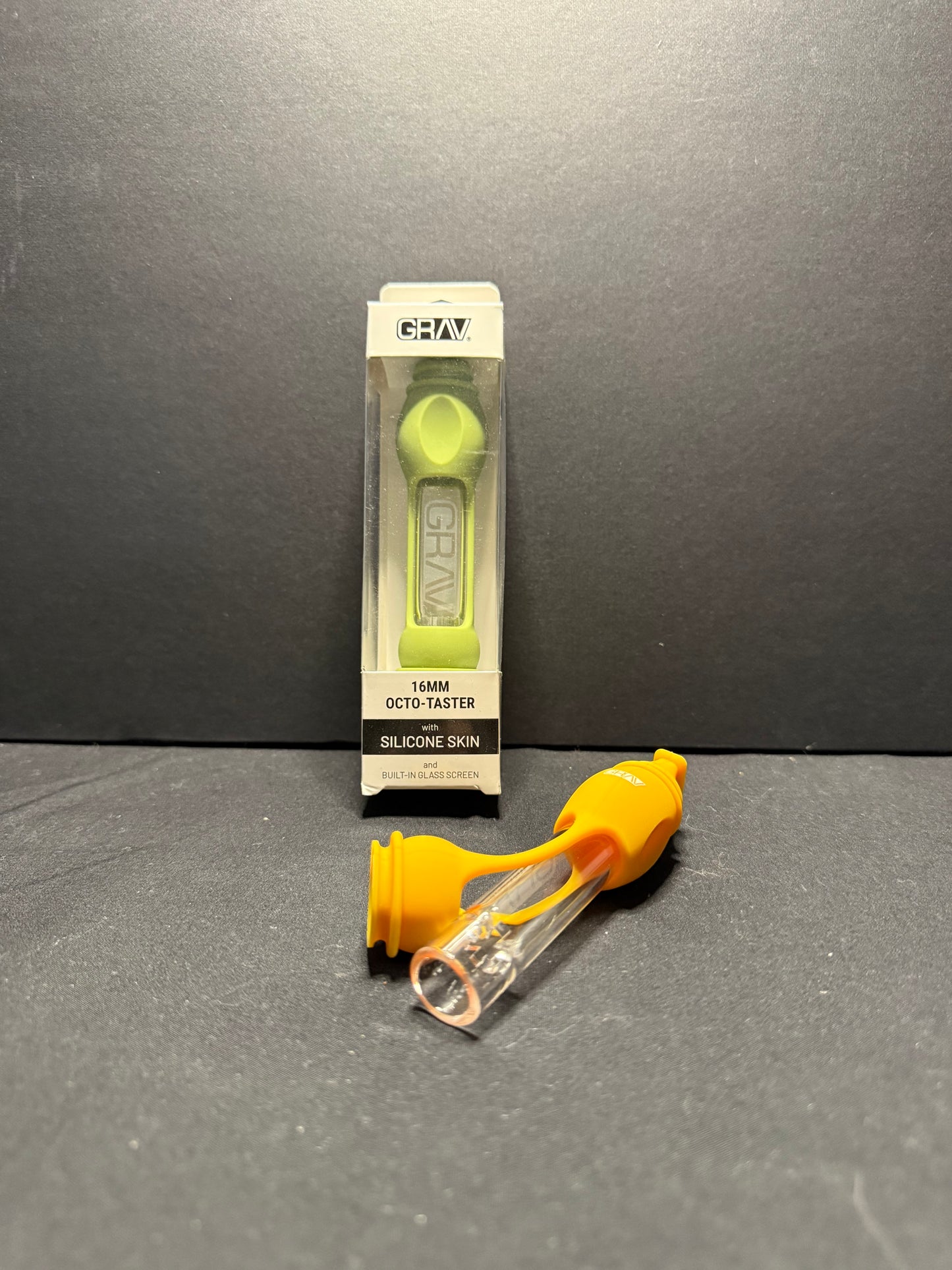 16mm GRAV® Octo-Taster Pipe With Silicone Cover