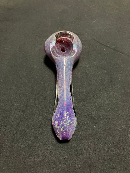 4.5” Purple Fritted hand pipe