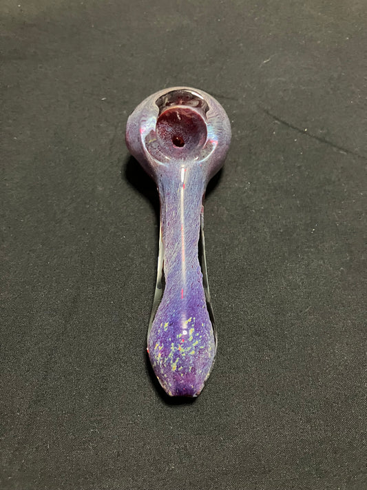 4.5” Purple Fritted hand pipe