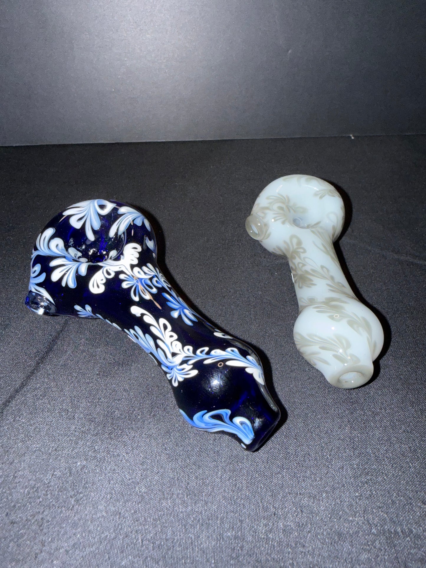 Willow Pattern Spoon Pipe