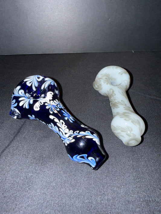 Willow Pattern Spoon Pipe