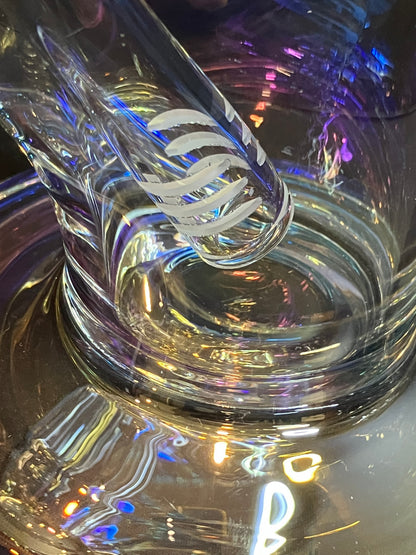 13” Iridescent Double Kinked Bong