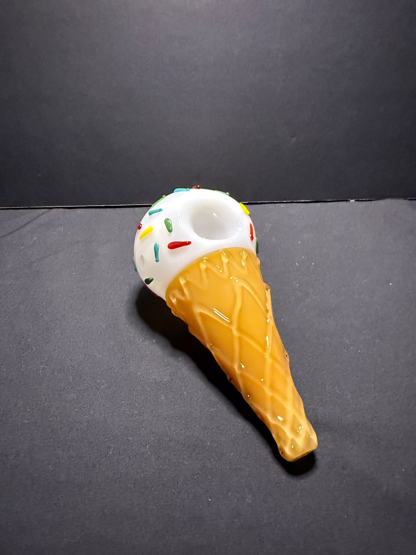 Ice Cream Cone Glass Hand Pipe
