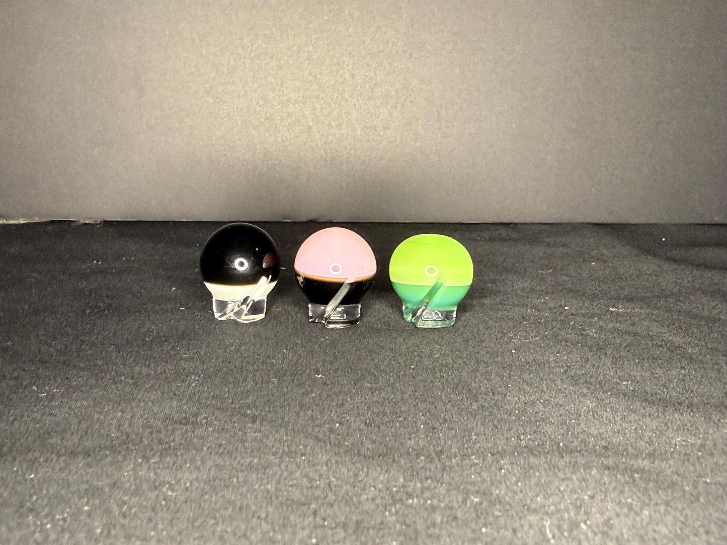 Dual Colored Spinner Marble Carb Cap