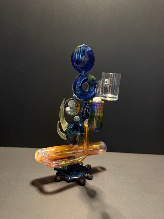 AleyCatGlass x CRG “Colliding Galaxies”