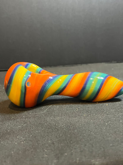 4” Rainbow Swirl Hand Pipe