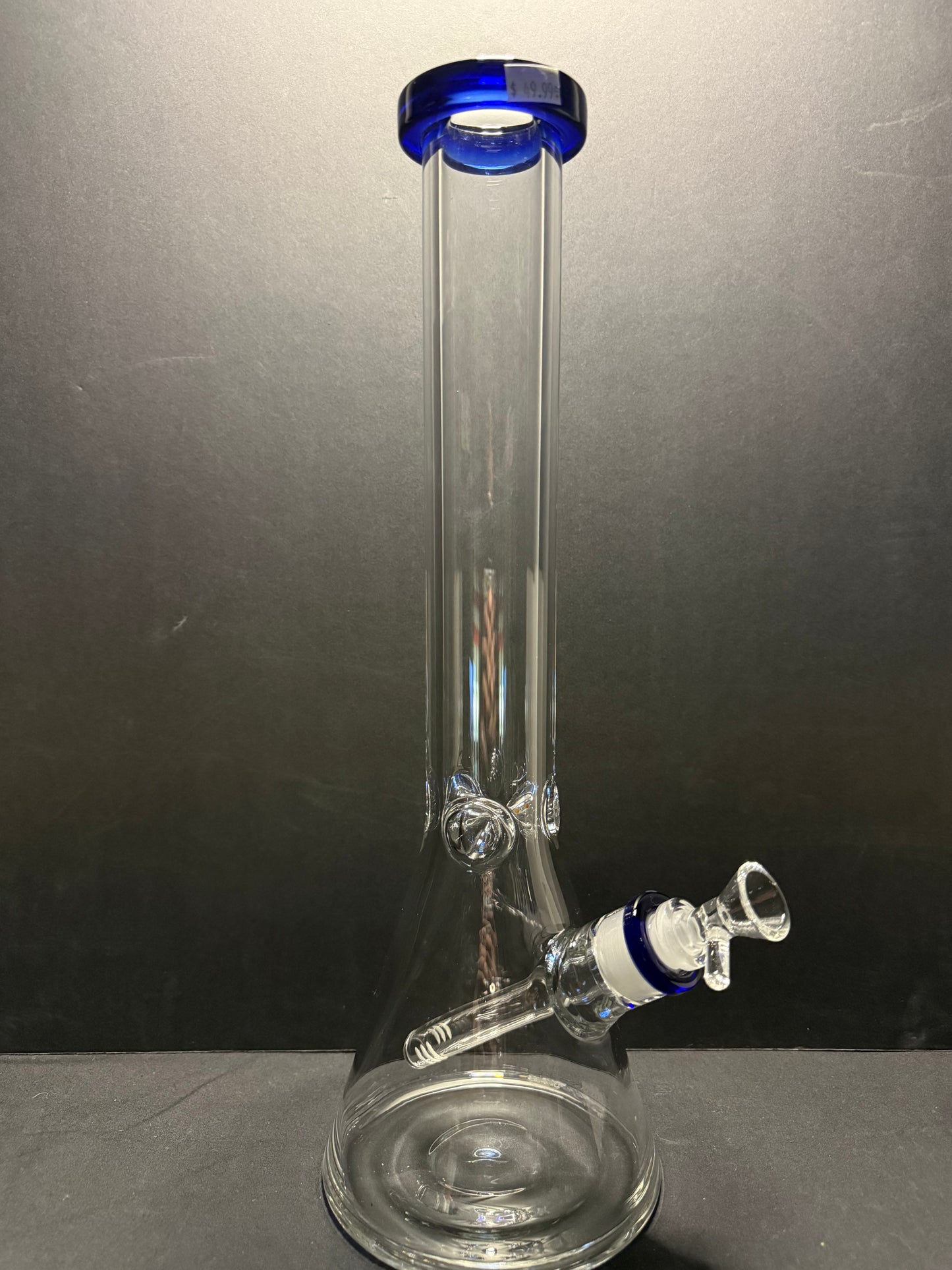 15" Classic Beaker Bong w/ Color Accent